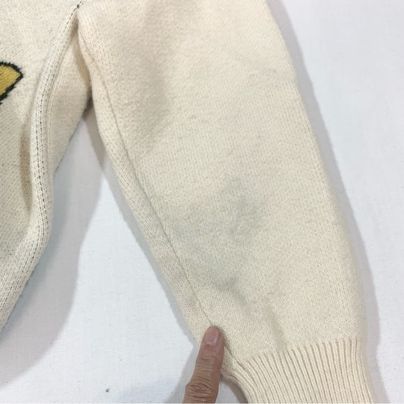 Peanuts Snoopy Woodstock Laughing HAHAHA Womens M/L Thermal Sweater Crewneck L/S - Picture 10 of 12